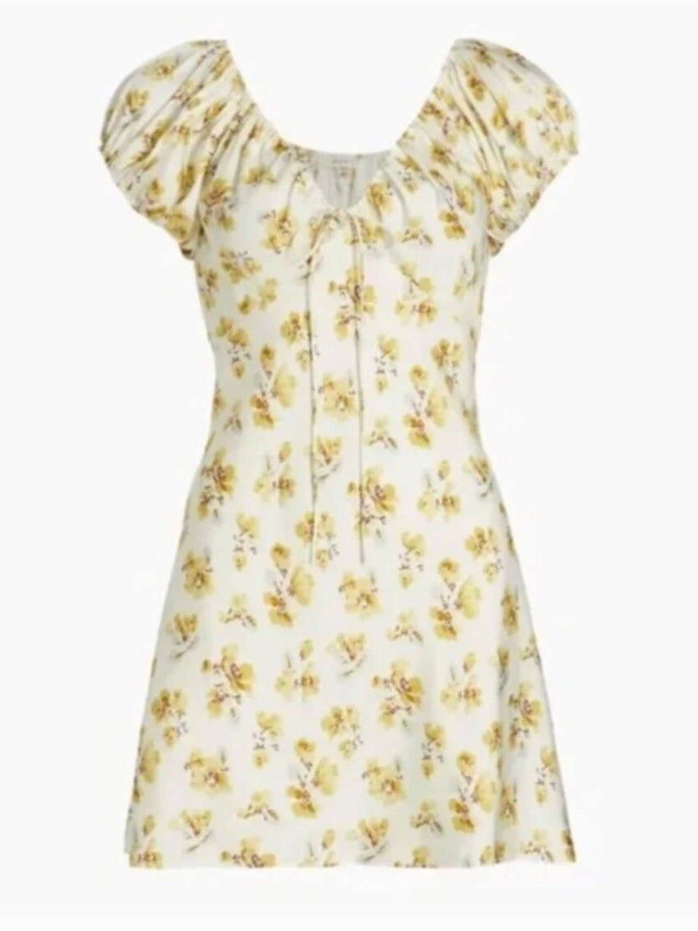 Doen Sera gold frolicking floral size XS gorgeous dress